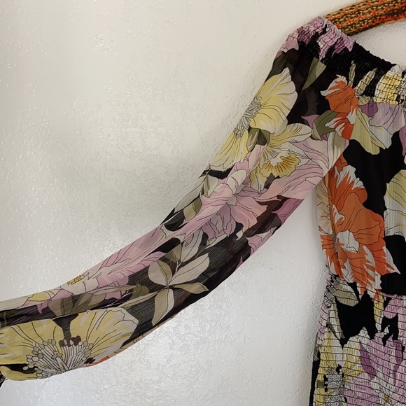 GUESS Gabby floral print Off The Shoulder Dress - Picture 7 of 8